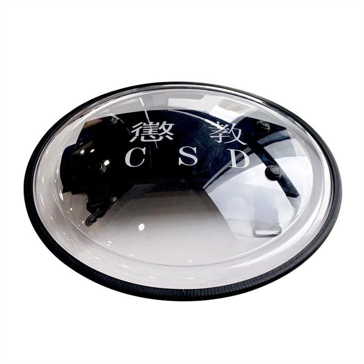 Round Transparent Anti Riot Shield Military And Police Protection Anti Riot Polycarbonate Shield